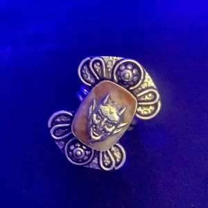 Silver Lil Devil Ring 9